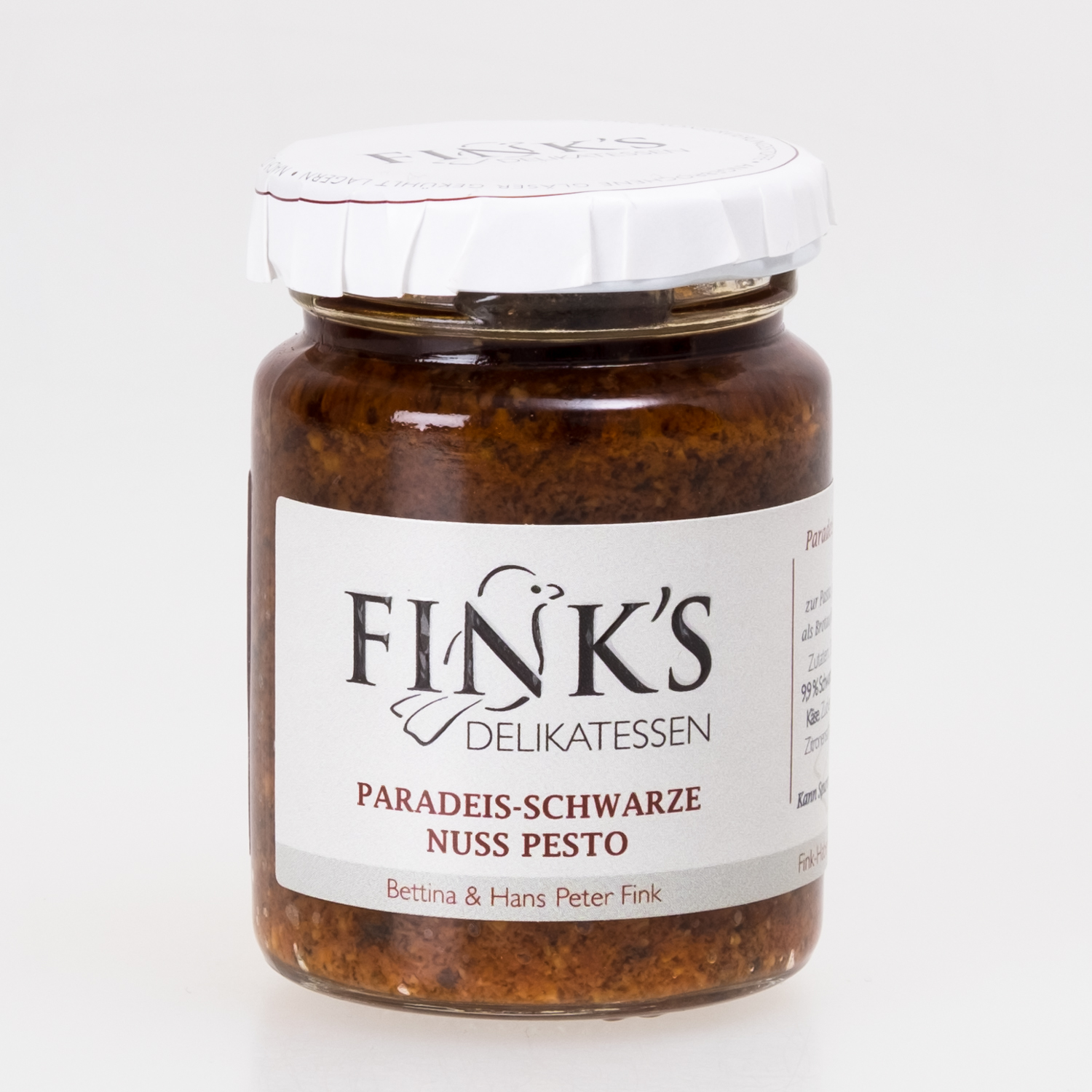 Tomaten-Schwarze Nuss Pesto, Fink&amp;#39;s 180g - schwarzenbach.ch